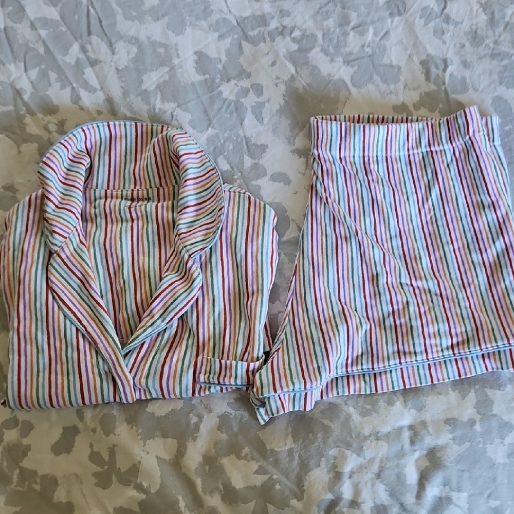 Roller Rabbit Multicolor Striped Pajamas